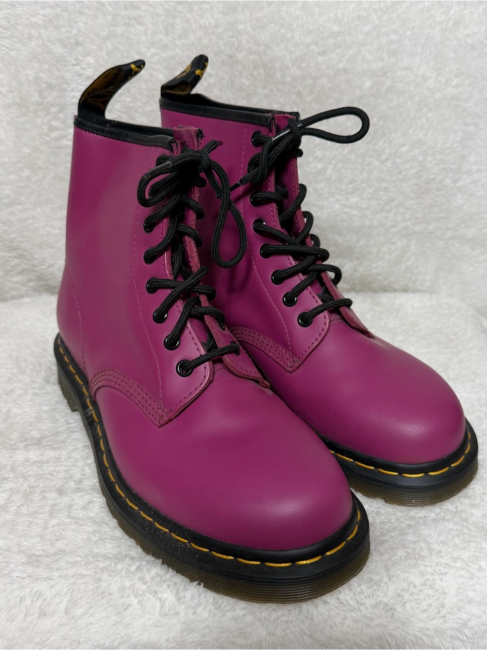 Dr. Martens 1460 Leather Lace Up Boots fuchsia pink
NWOT - Picture 10 of 14